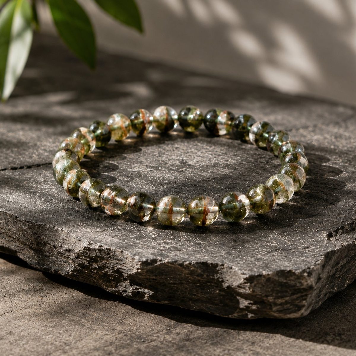 Green Phantom Quartz Bracelet